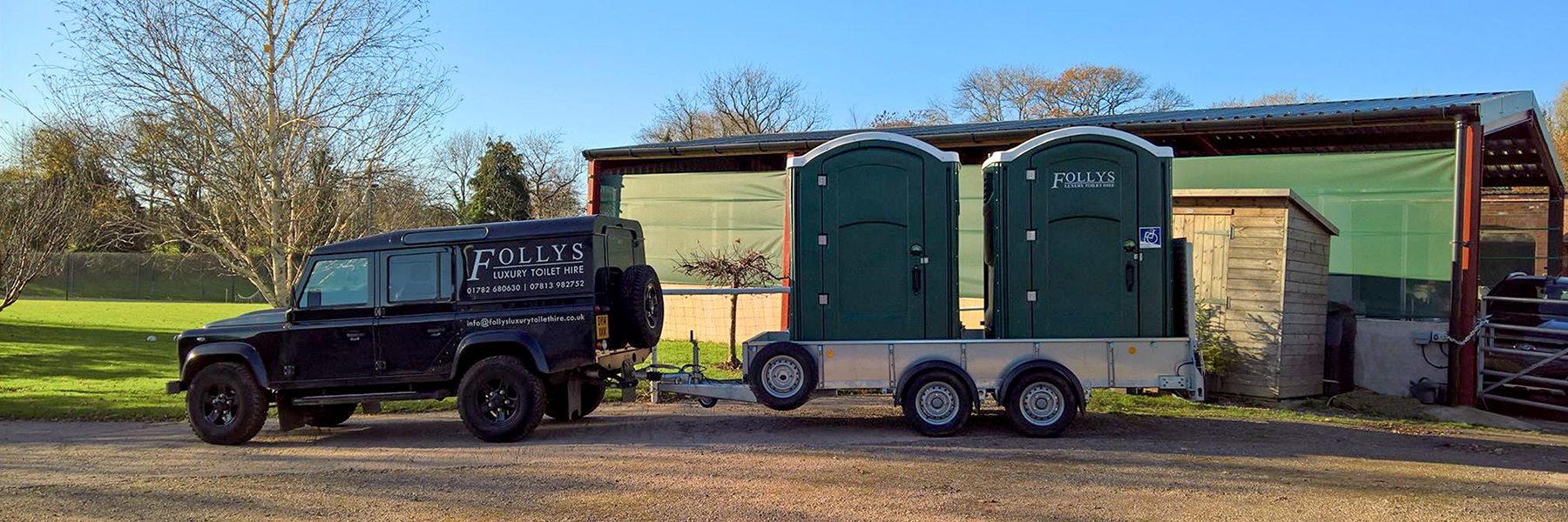 Follys LandRover towing accessible units